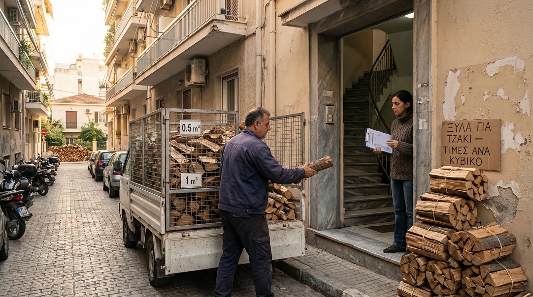 Agrowood καυσόξυλα για σόμπα